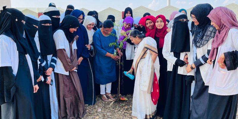 3 Plantation of trees in the college on the occasion of the anniversary of the university